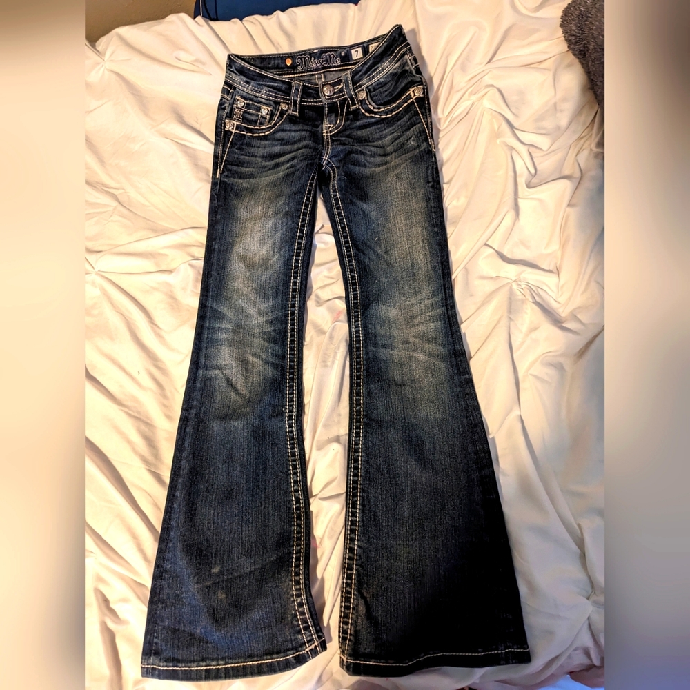 Miss me bootcut jeans, size 7.